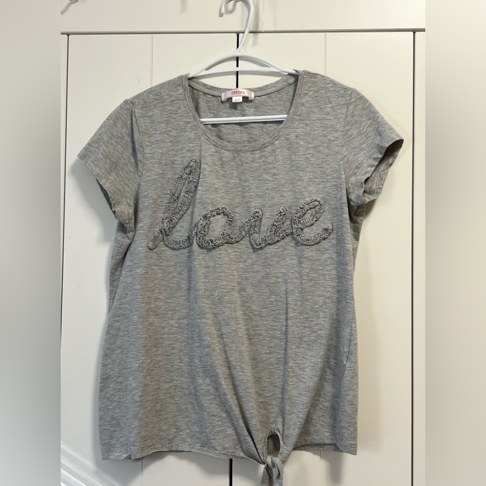 Grenier grey love tshirt size M